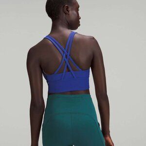 Lululemon Energy Longline Bra Ribbed Luxtreme *Medium Support, B–D Cups Psychic